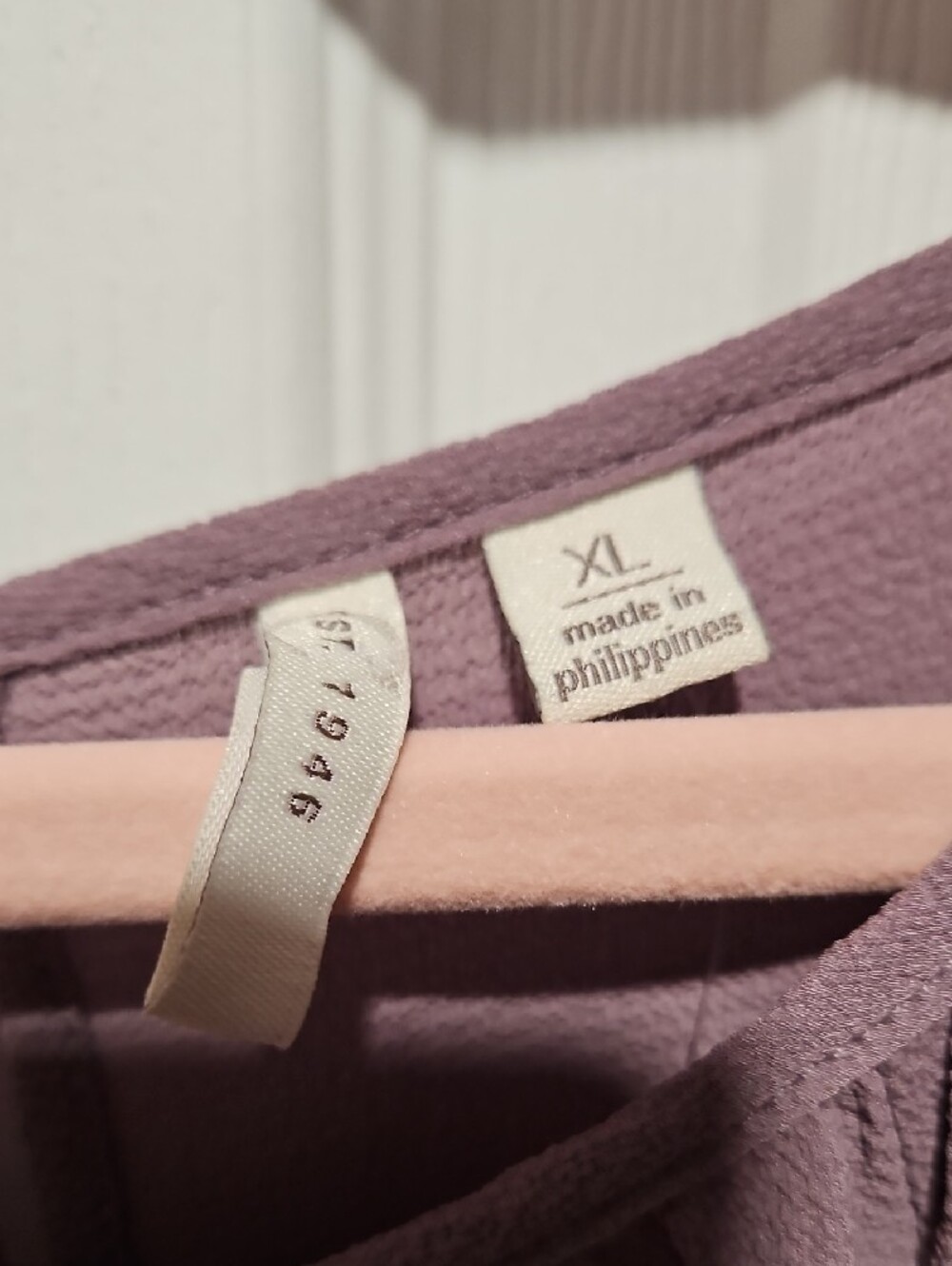 Cato Dusty Mauve Ruffled Sleeve Blouse - Picture 2 of 4